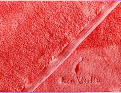 Полотенце махровое Le Vele 100x150 см  коралловый (salmon)